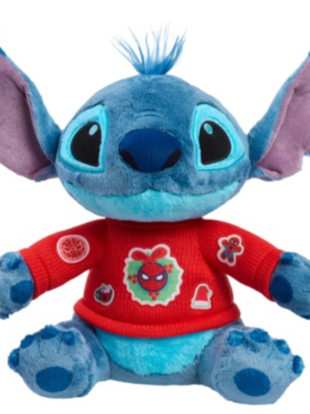 Disney Marvel Stitch Plush 12.5" Spiderman Sweater 2025 New